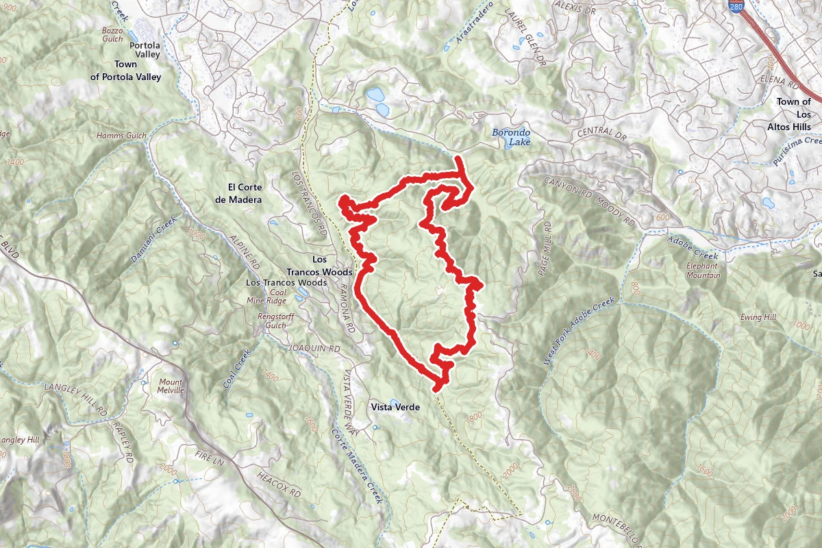 Los Trancos Trail Loop