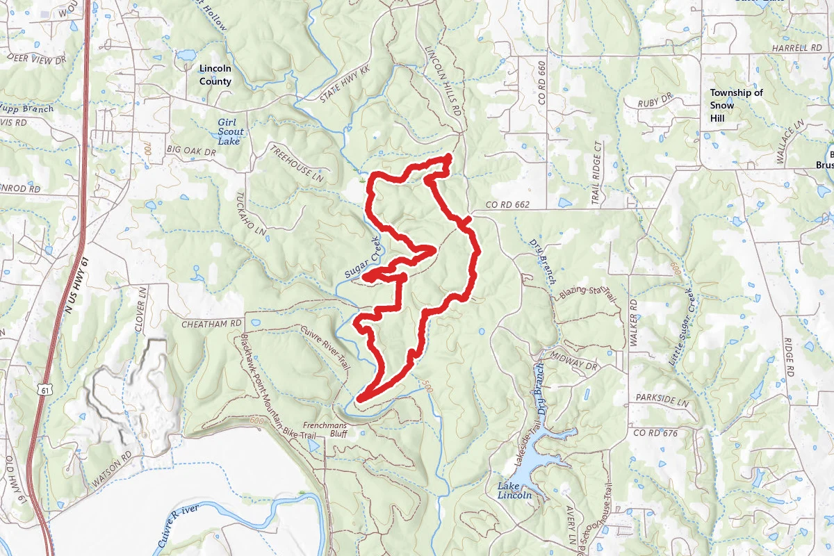 Cuivre River Trail Loop