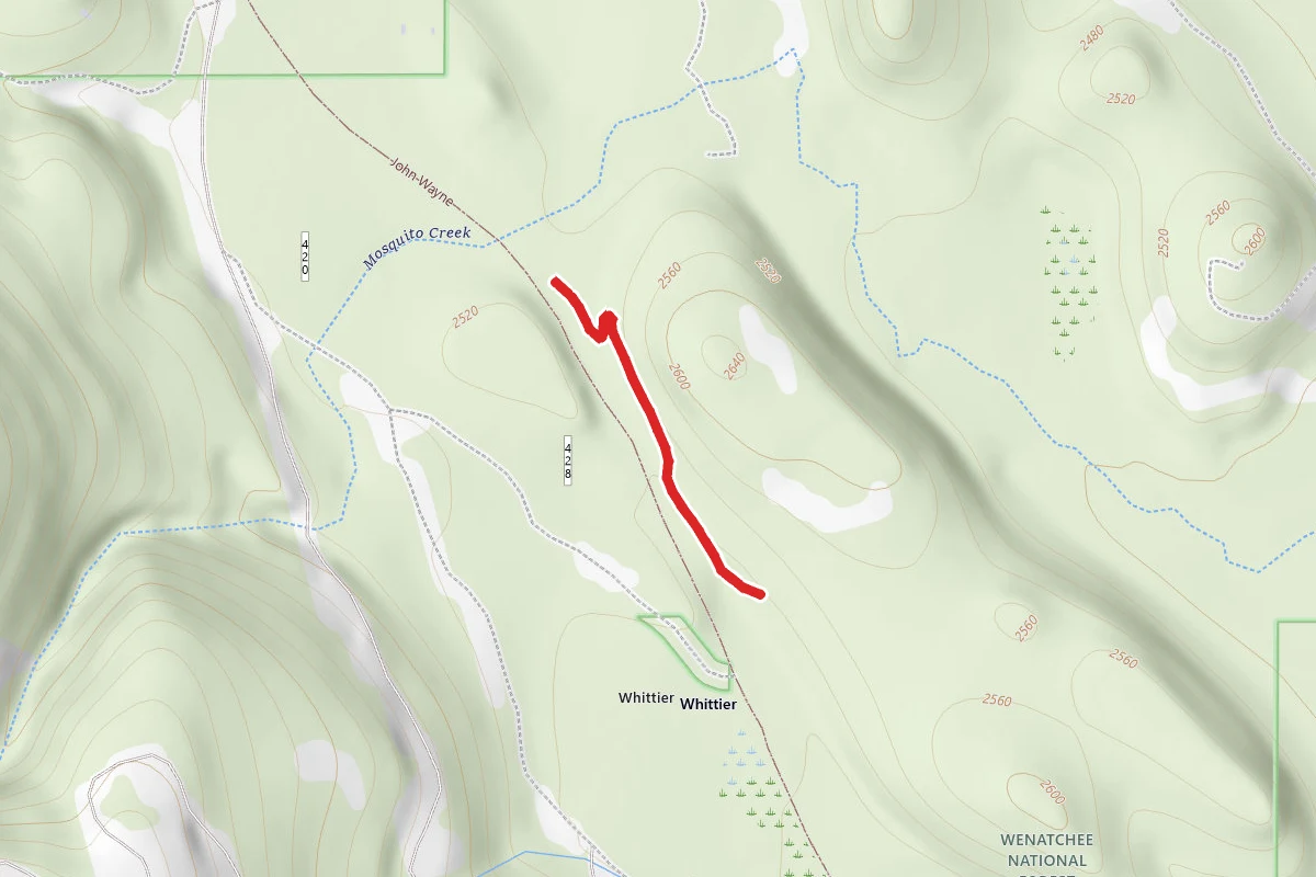 Xc-1382 Snowshoe Route