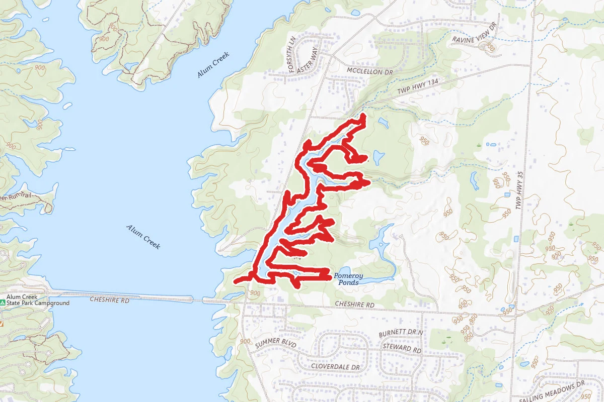 Alum Creek State Park Mountain Bike Trail - Phase 2