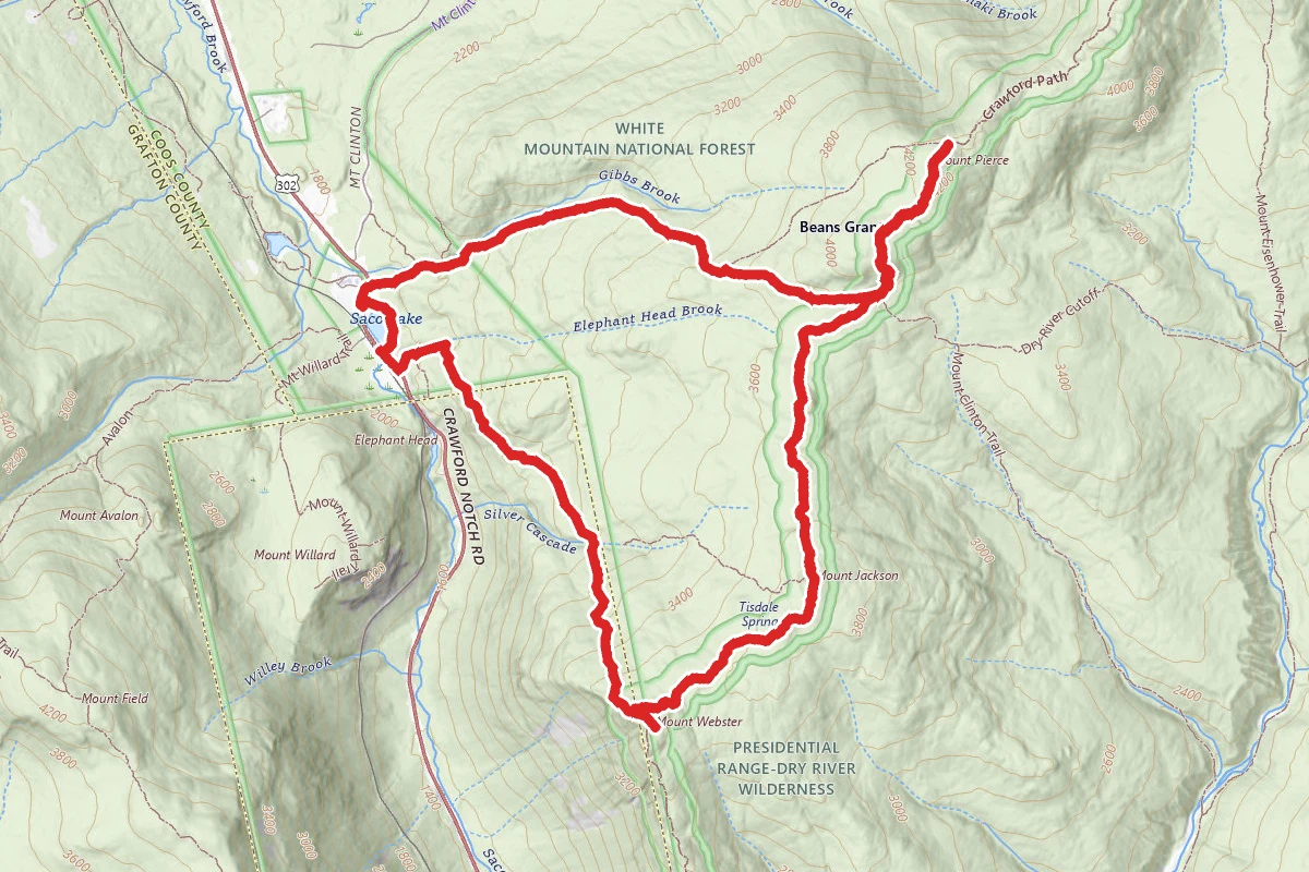 Mount Pierce, Jackson, and Webster Loop