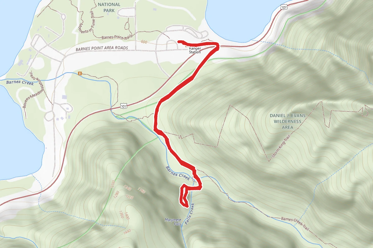 Marymere Falls Trail