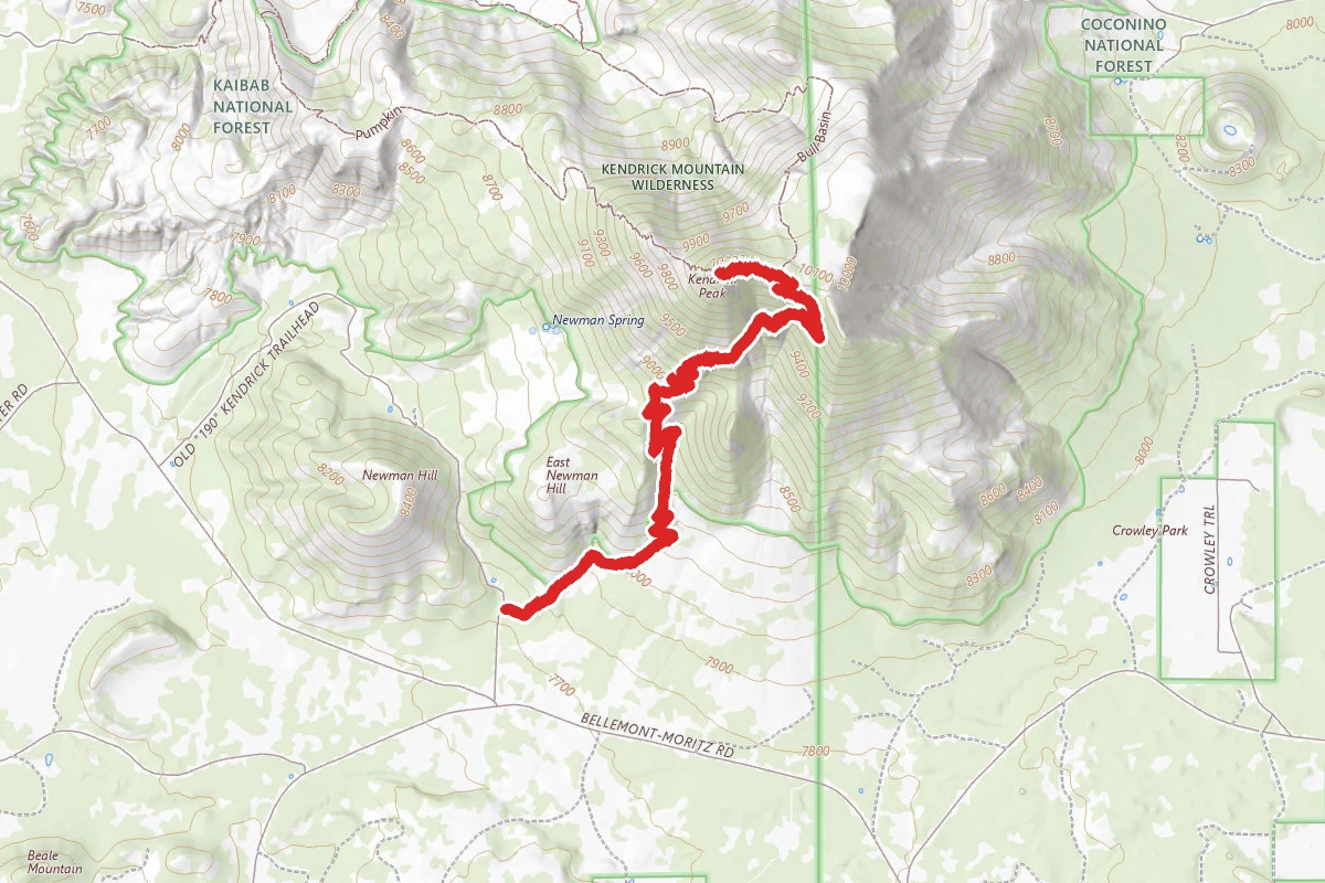 Kendrick Mountain Southside Trail