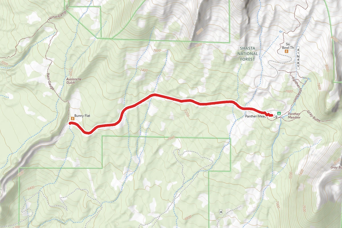 Bunny Flat to Panther Meadow