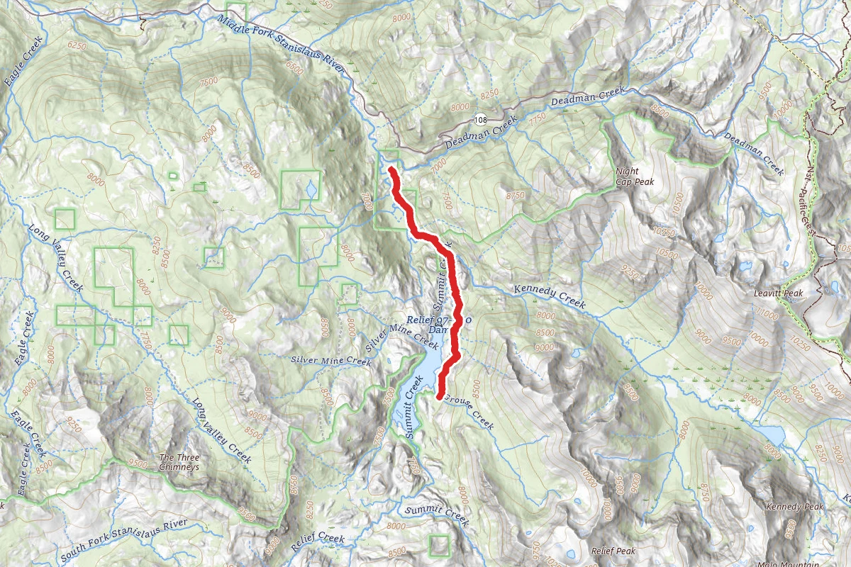 Relief Reservoir Trail